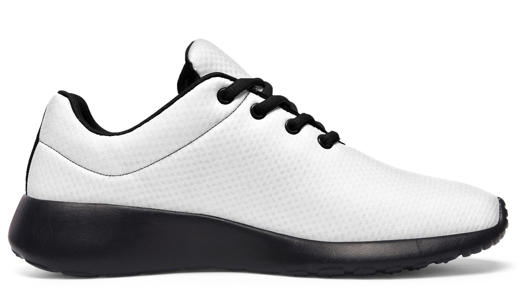Black and White Mismatch Sneakers