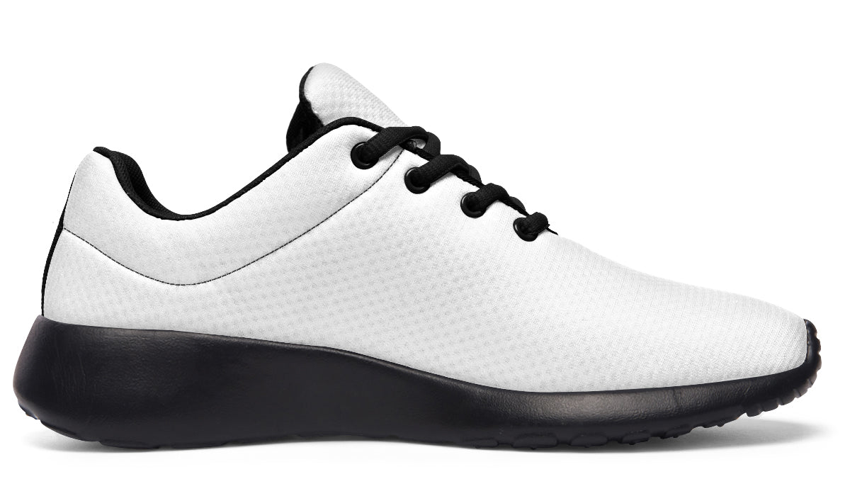 Black and White Mismatch Sneakers