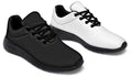 Black and White Mismatch Sneakers