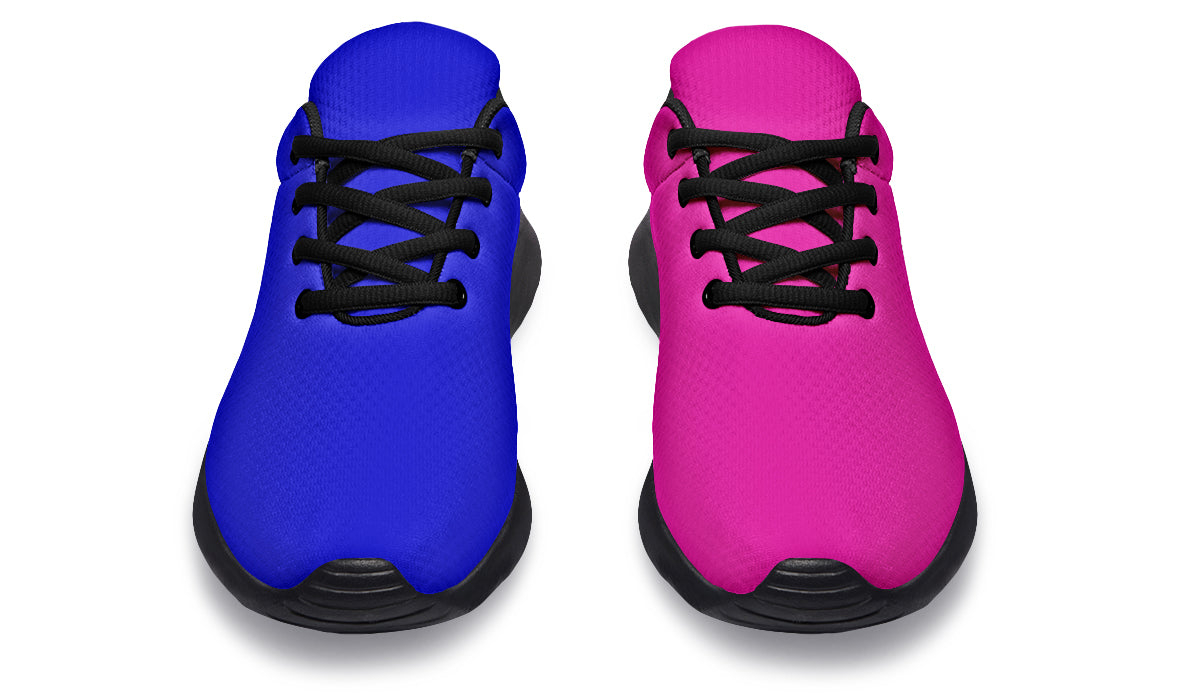 Blue And Pink Mismatch Sneakers - Offbeat Sweetie