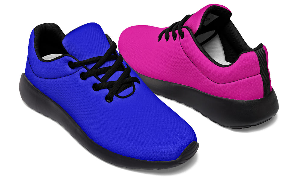 Blue And Pink Mismatch Sneakers - Offbeat Sweetie