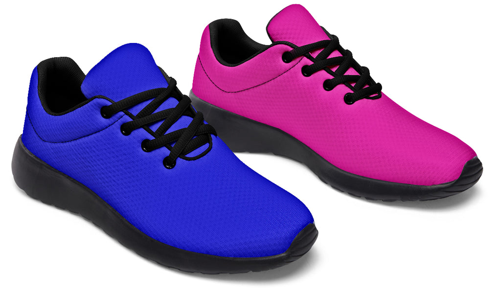 Blue And Pink Mismatch Sneakers - Offbeat Sweetie