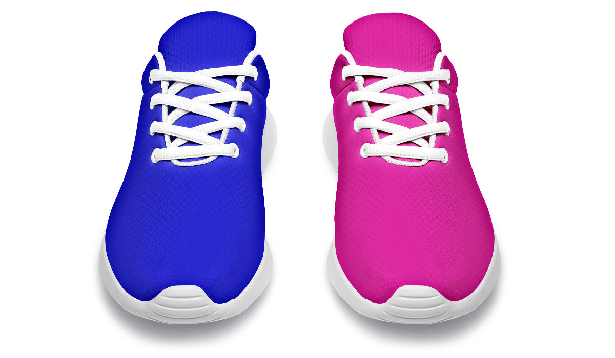 Blue And Pink Mismatch Sneakers - Offbeat Sweetie