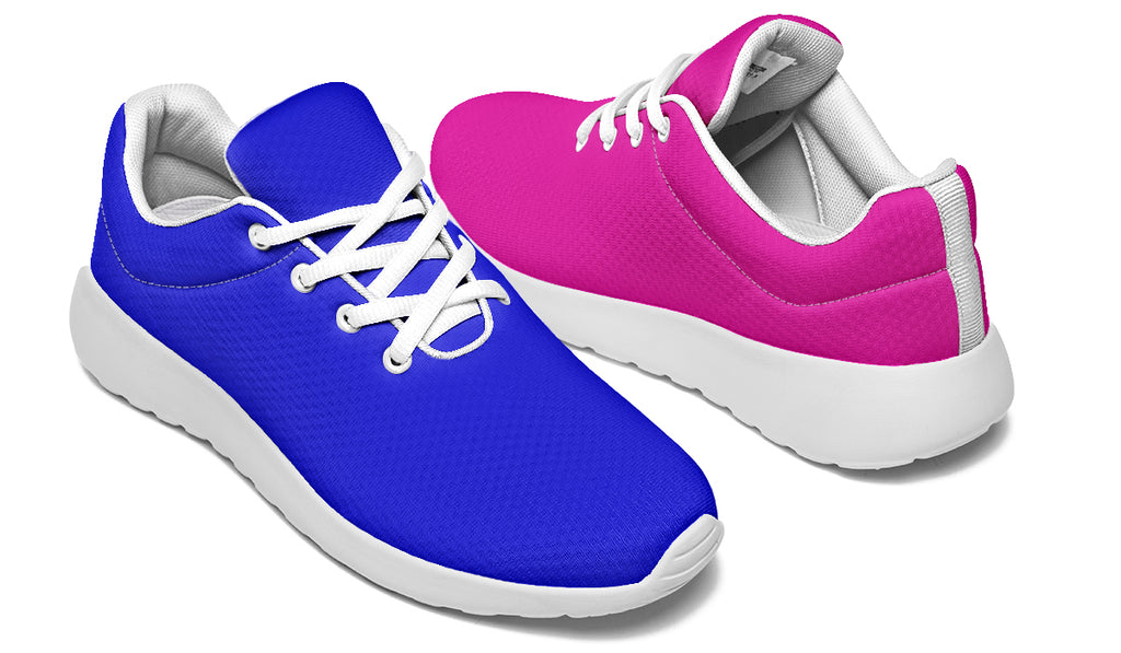 Blue And Pink Mismatch Sneakers - Offbeat Sweetie