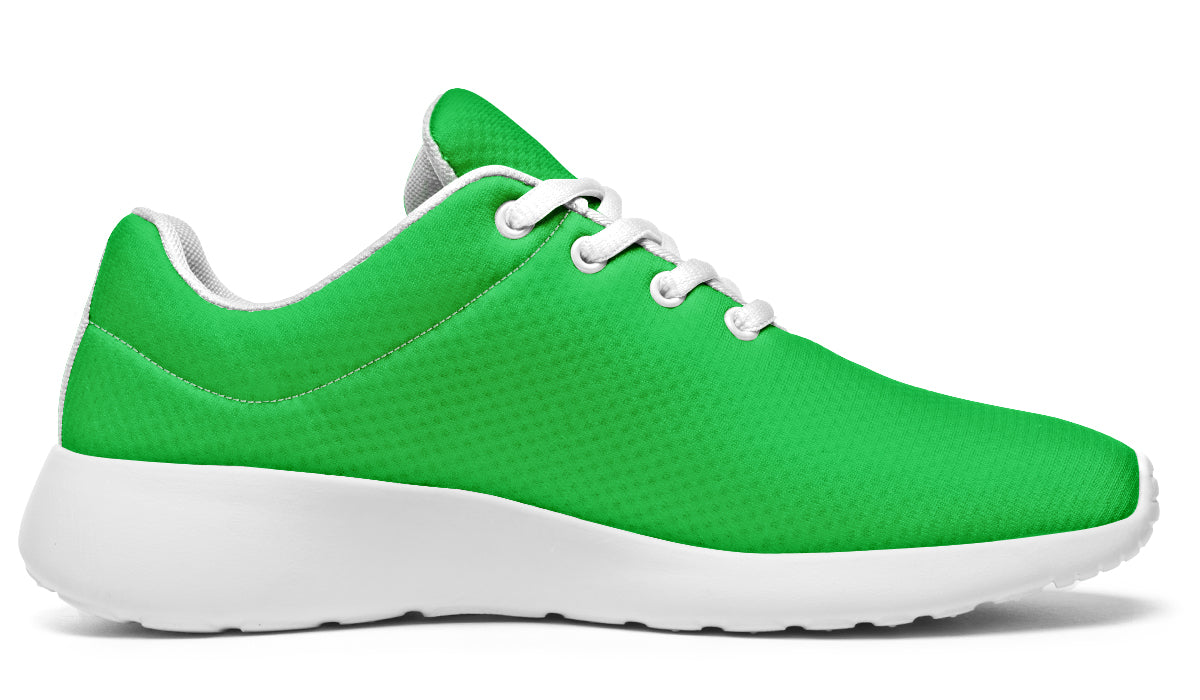 Blue and Green Mismatch Sneakers
