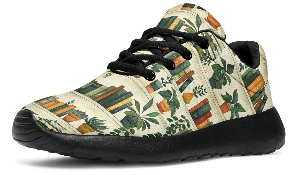 Books And Plants Sneakers - Offbeat Sweetie