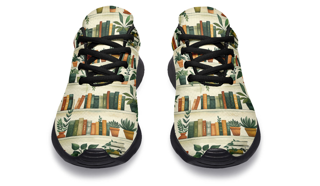 Books And Plants Sneakers - Offbeat Sweetie