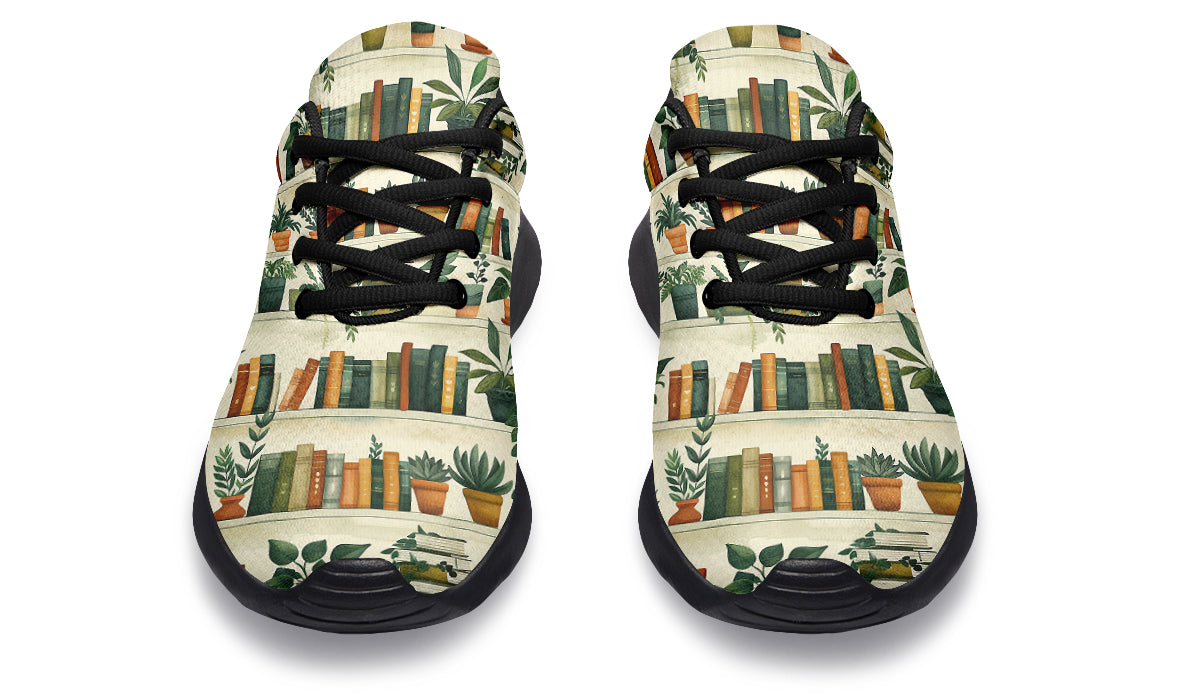 Books And Plants Sneakers - Offbeat Sweetie