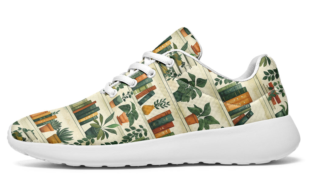 Books And Plants Sneakers - Offbeat Sweetie