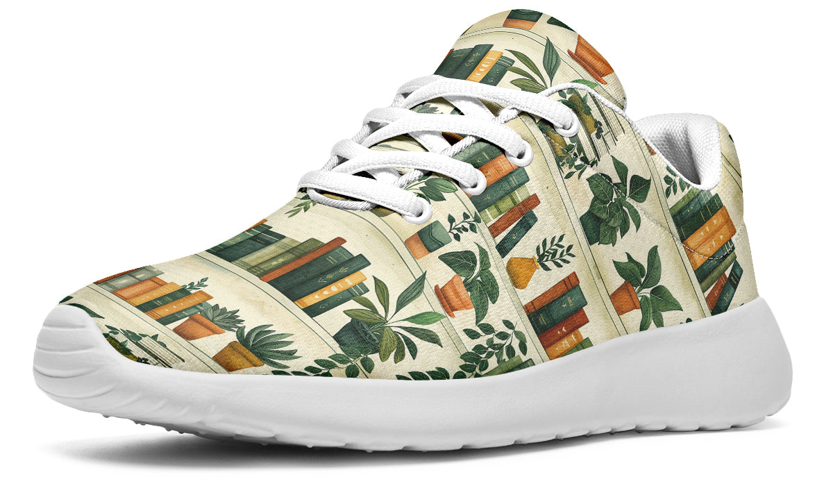 Books And Plants Sneakers - Offbeat Sweetie