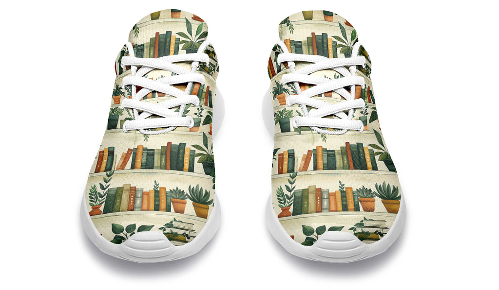 Books And Plants Sneakers - Offbeat Sweetie