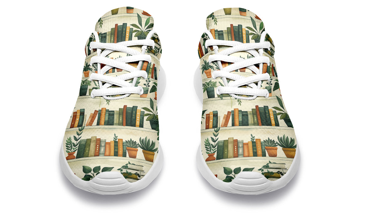 Books And Plants Sneakers - Offbeat Sweetie