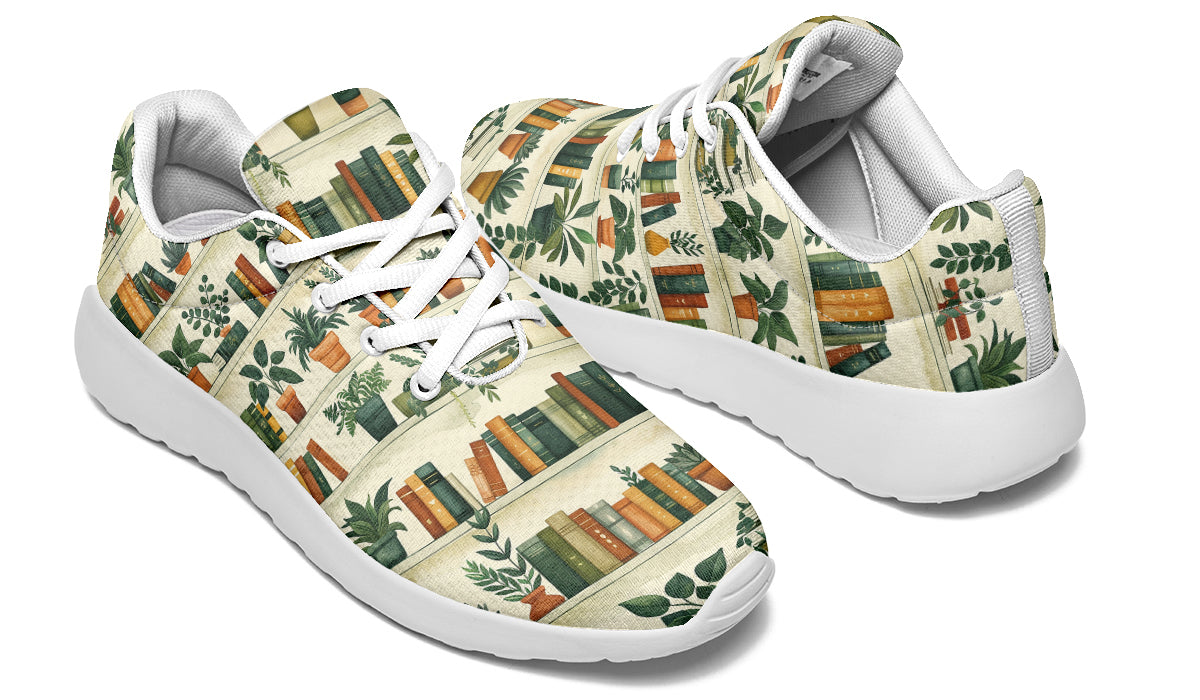 Books And Plants Sneakers - Offbeat Sweetie