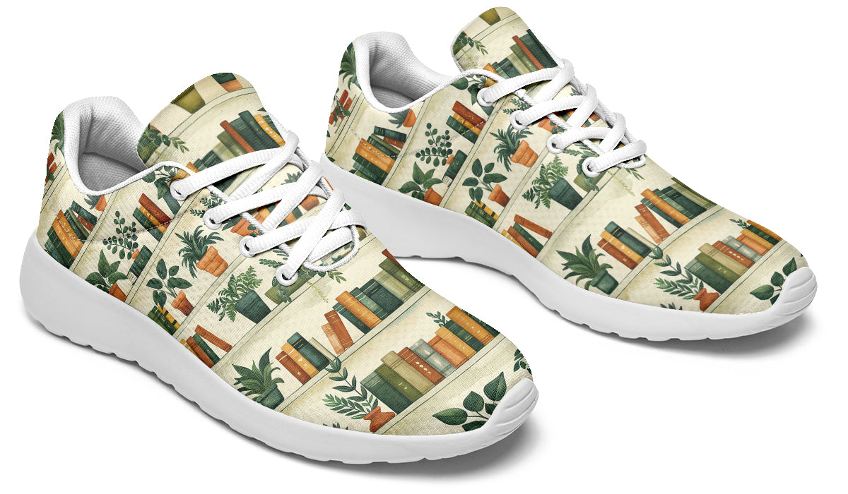 Books And Plants Sneakers - Offbeat Sweetie