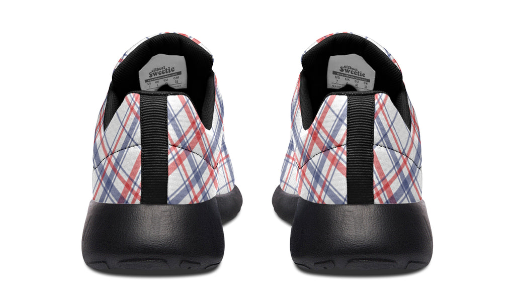 Candy Stripe Plaid Sneakers