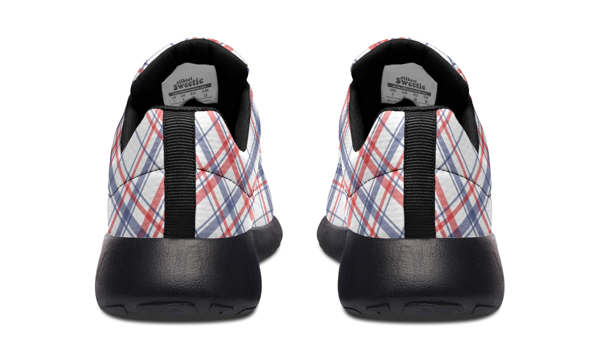 Candy Stripe Plaid Sneakers