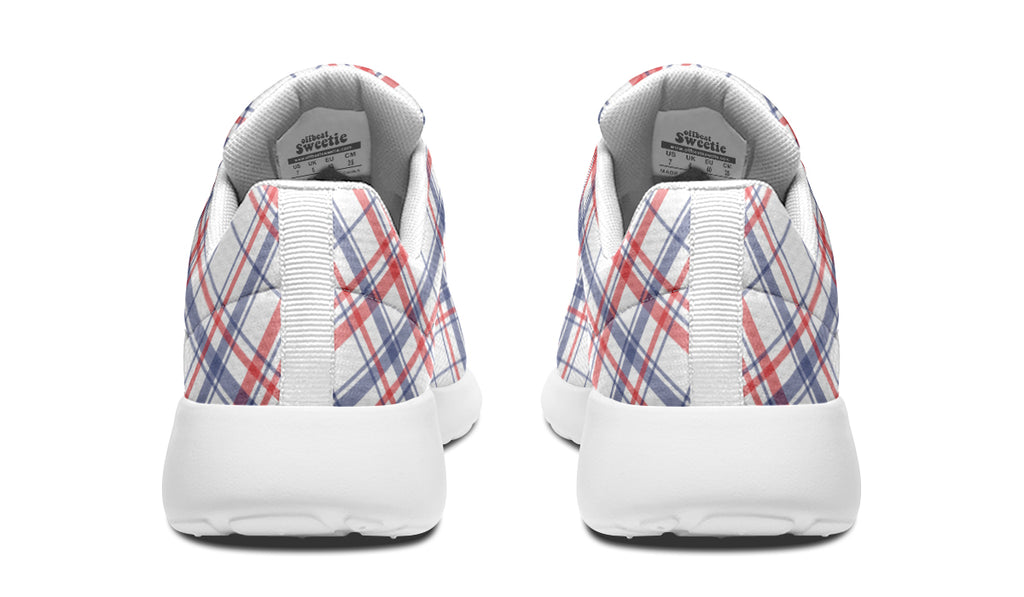 Candy Stripe Plaid Sneakers