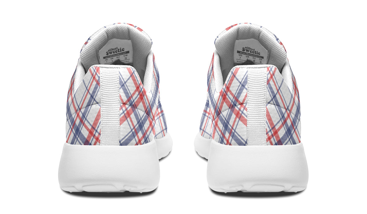 Candy Stripe Plaid Sneakers
