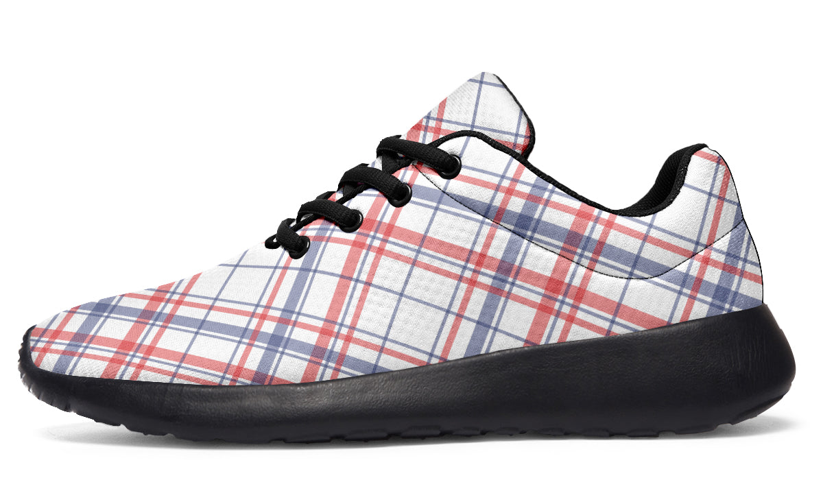 Candy Stripe Plaid Sneakers
