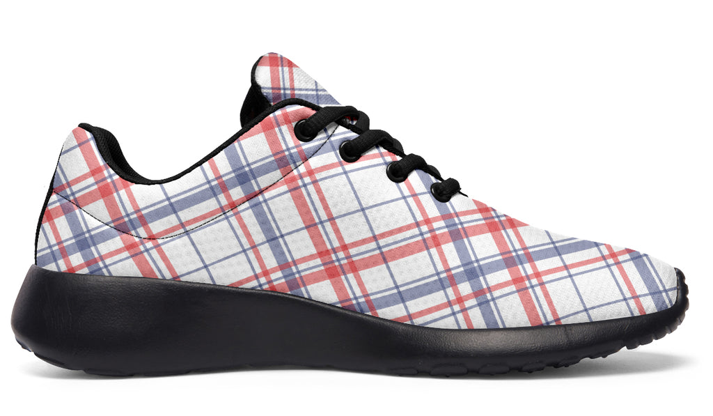 Candy Stripe Plaid Sneakers