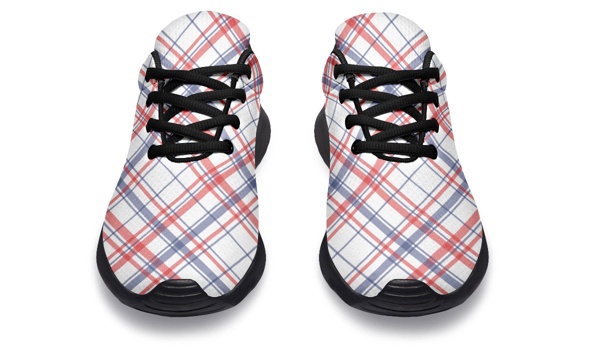 Candy Stripe Plaid Sneakers