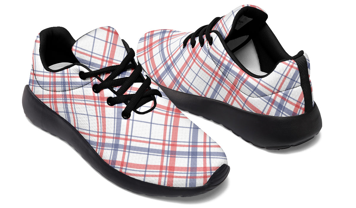 Candy Stripe Plaid Sneakers