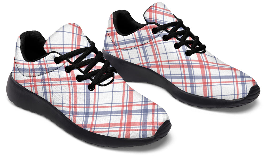 Candy Stripe Plaid Sneakers
