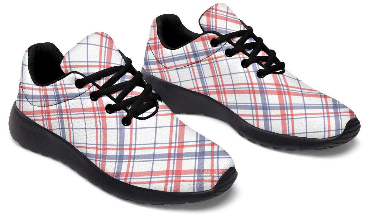 Candy Stripe Plaid Sneakers