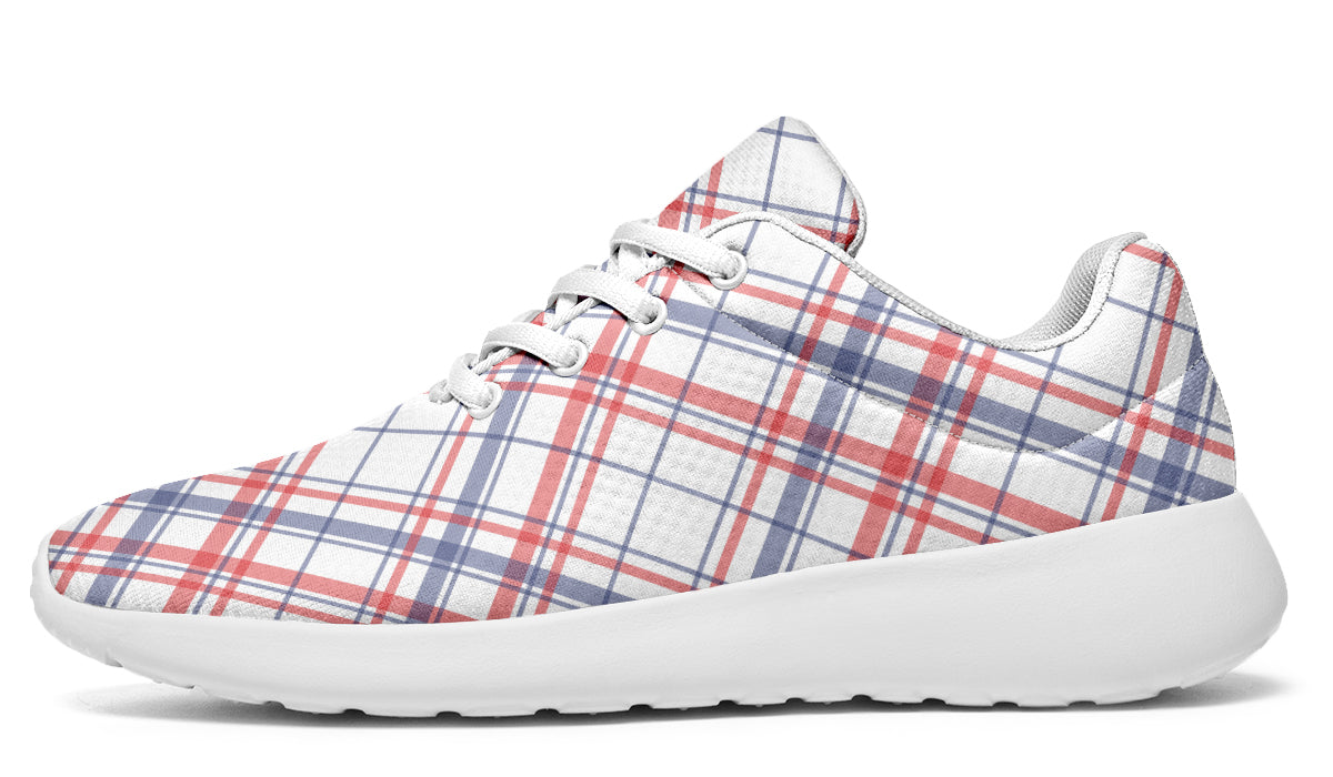 Candy Stripe Plaid Sneakers