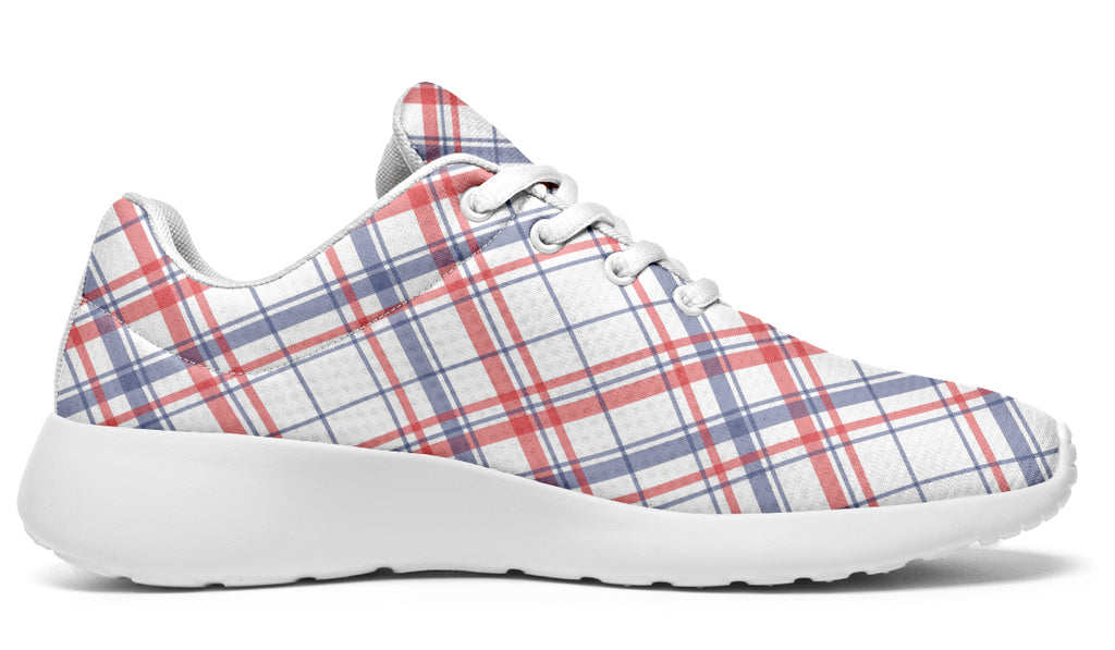 Candy Stripe Plaid Sneakers