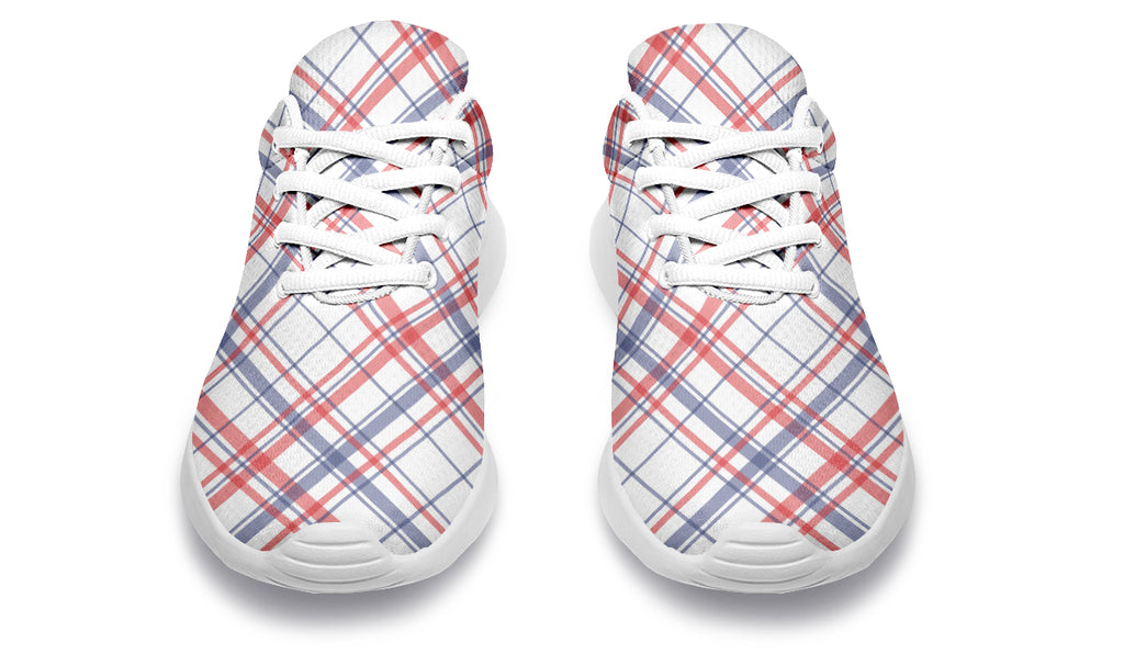 Candy Stripe Plaid Sneakers