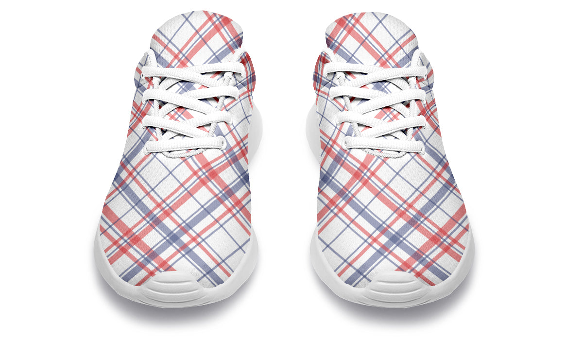 Candy Stripe Plaid Sneakers