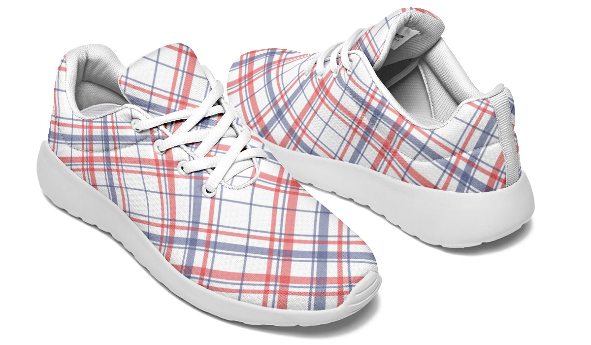 Candy Stripe Plaid Sneakers