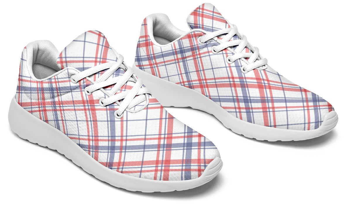 Candy Stripe Plaid Sneakers