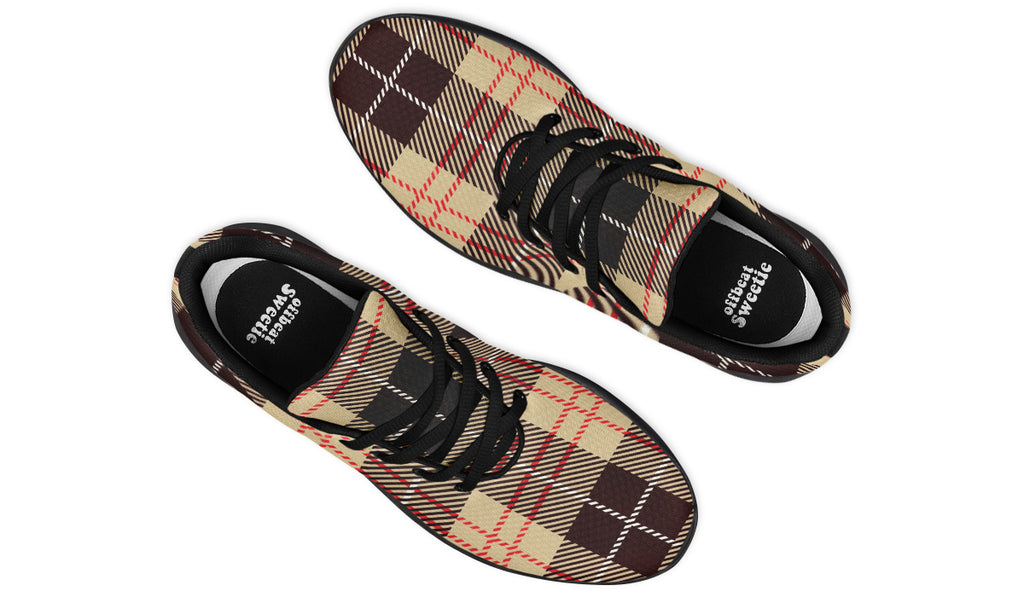 Choco Mocha Plaid Sneakers