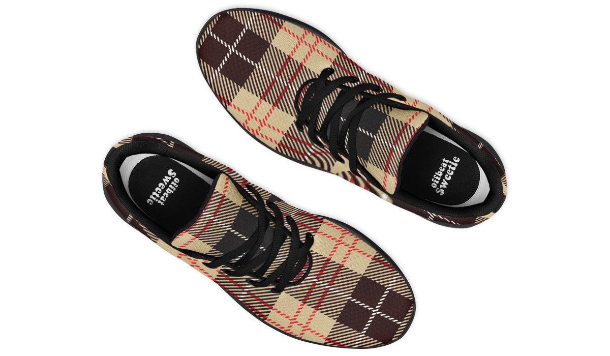 Choco Mocha Plaid Sneakers