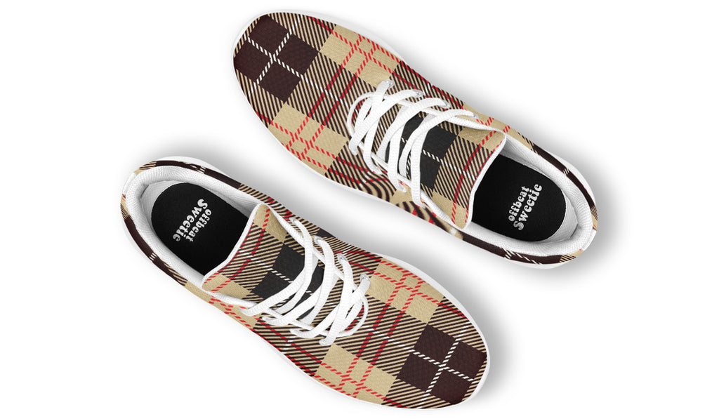 Choco Mocha Plaid Sneakers