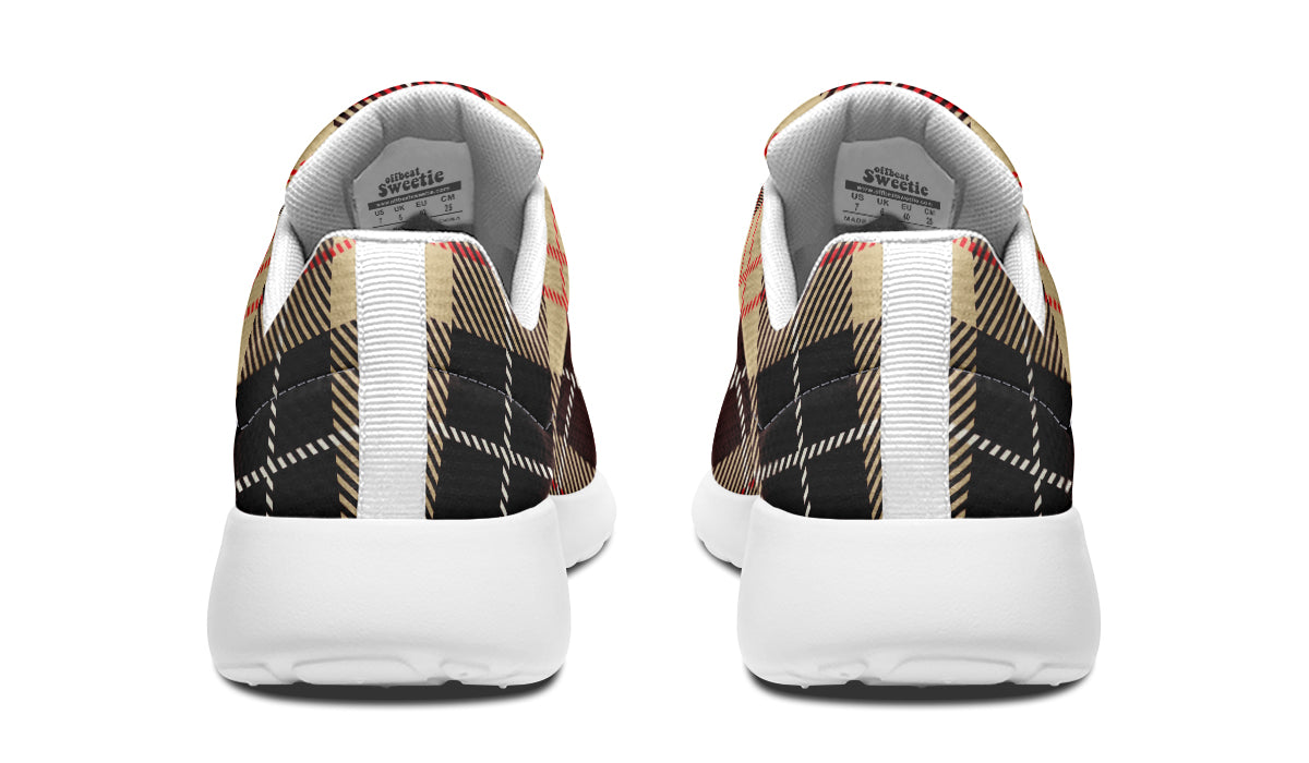 Choco Mocha Plaid Sneakers