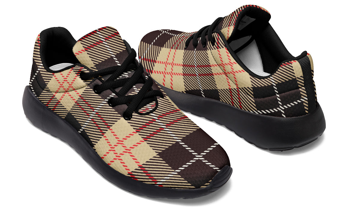 Choco Mocha Plaid Sneakers