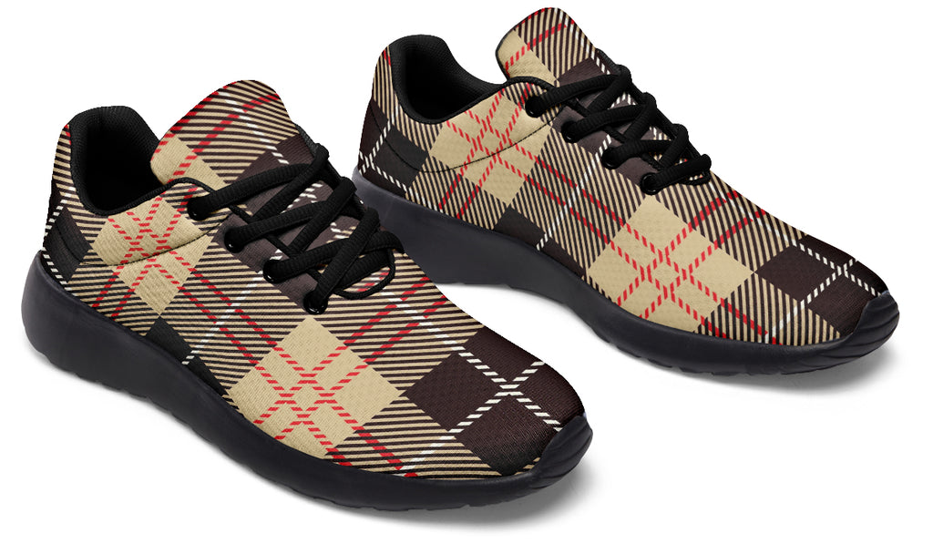 Choco Mocha Plaid Sneakers