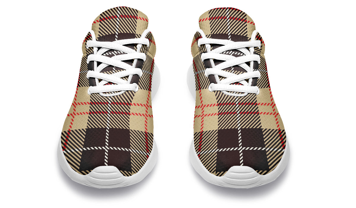 Choco Mocha Plaid Sneakers