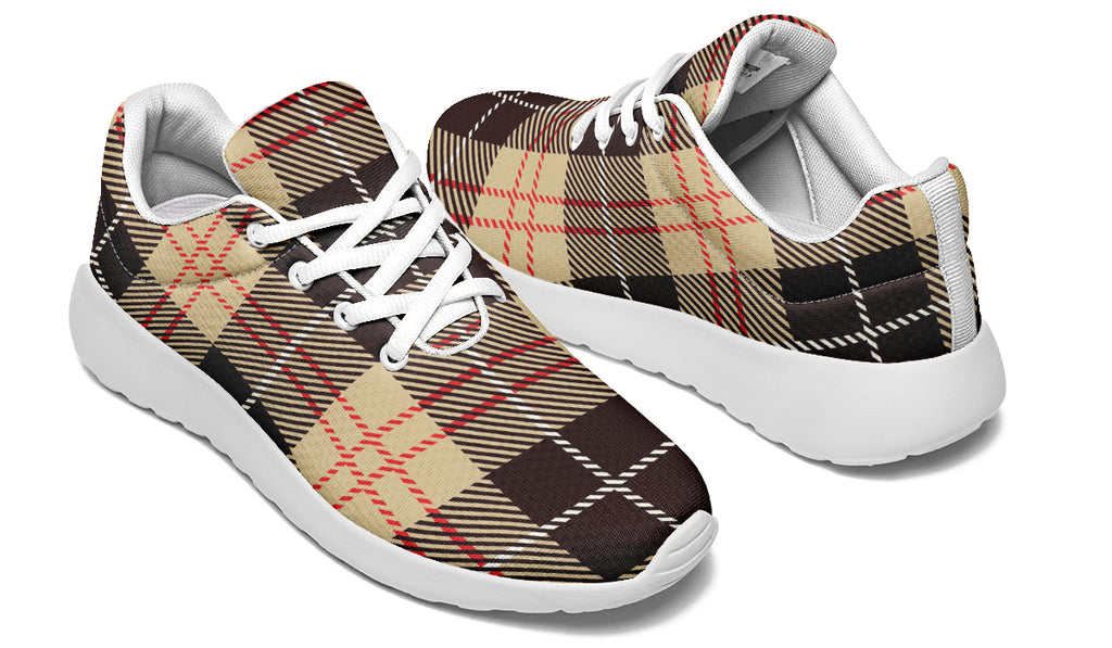 Choco Mocha Plaid Sneakers