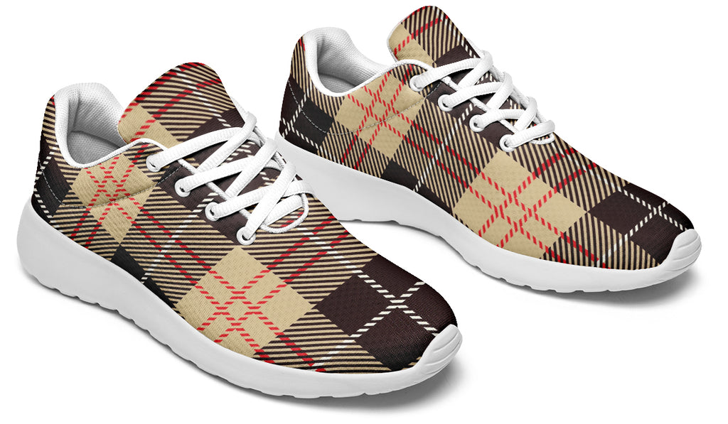Choco Mocha Plaid Sneakers