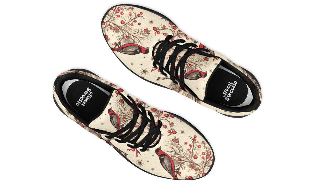 Christmas Birds Sneakers - Offbeat Sweetie