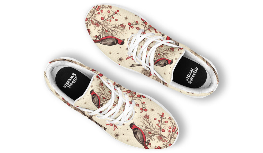 Christmas Birds Sneakers - Offbeat Sweetie