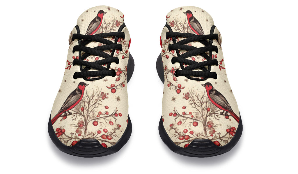Christmas Birds Sneakers - Offbeat Sweetie