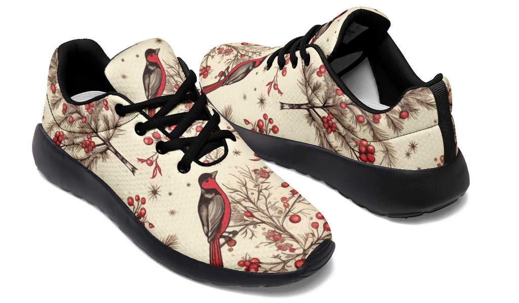 Christmas Birds Sneakers - Offbeat Sweetie