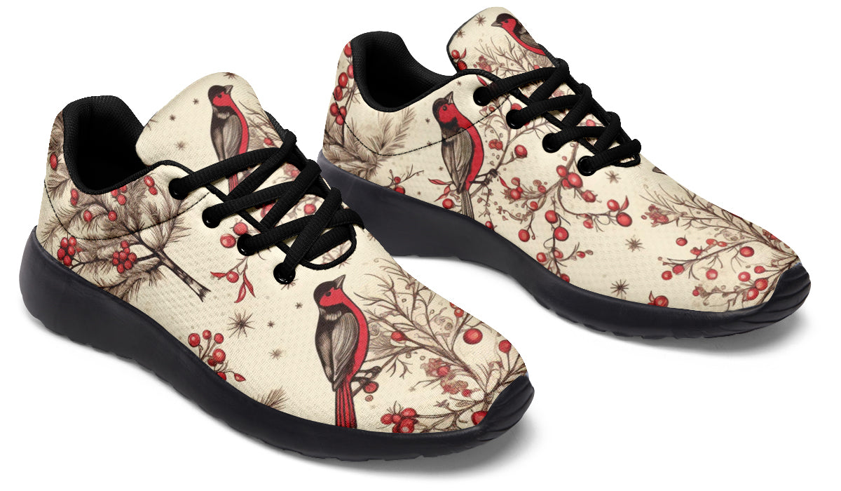Christmas Birds Sneakers - Offbeat Sweetie
