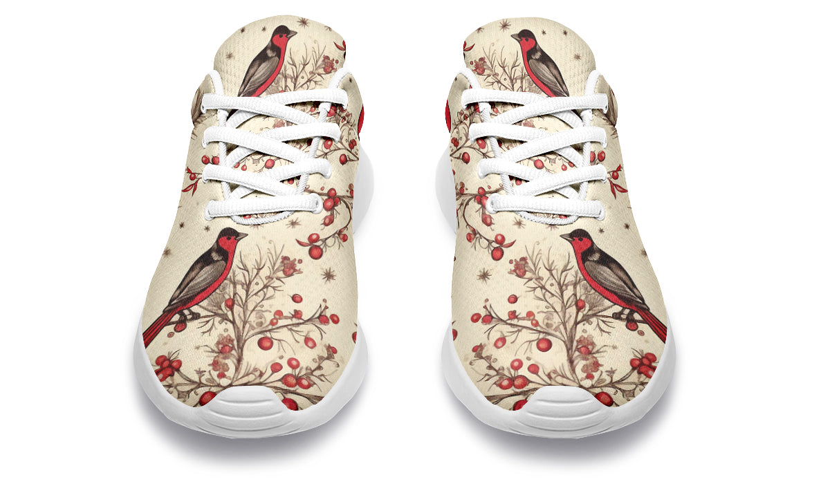 Christmas Birds Sneakers - Offbeat Sweetie