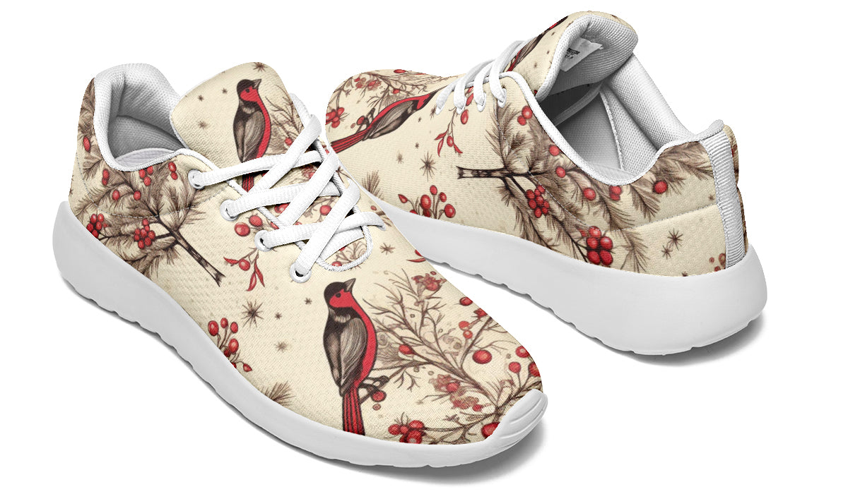 Christmas Birds Sneakers - Offbeat Sweetie